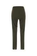 Pt Torino Olive Green Stretch Jersey Gioia Pant
