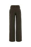 Pt Torino Brown Lyocell Blend Nicole Palazzo Pant