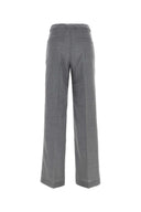 Pt Torino Grey Wool Lola Pant