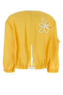 Fendi Yellow Organza Jacket