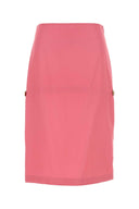 Fendi Fluo Pink Viscose Blend Skirt