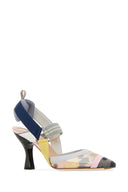 Fendi Multicolor Mesh Colibri Pumps