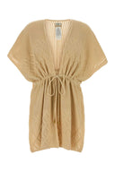 Fendi Sand Knit Poncho