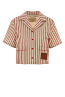 Fendi Embroidered Denim Shirt