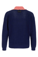 Fendi Navy Blue Cotton Polo Shirt