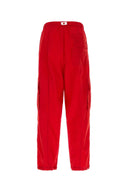 Fendi Red Nylon Joggers
