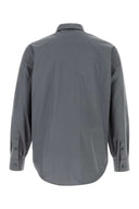 Fendi Dark Grey Poplin Shirt