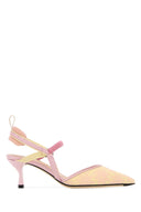 Fendi Embroidered Canvas Colibrã¬ Lite Pumps