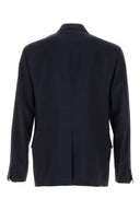 Fendi Navy Blue Wool Blazer