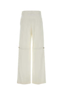 Fendi White Cotton Pant