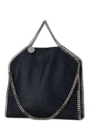 Stella Mc Cartney Midnight Blue Shaggy Deer Fold Over Falabella Handbag