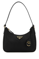 Prada Black Leather Prada Re Edition 2005 Shoulder Bag