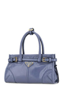 Prada Powder Blue Läder Mini Prada Bonnie Handväska