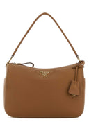 Prada Camel Leather Medium Shoulder Bag