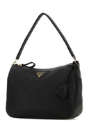 Prada Black Läder Medium Axelväska