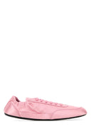 Prada Pink Satin Collapse Sneakers