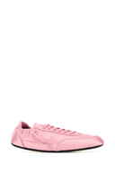 Prada Pink Satin Collapse Sneakers
