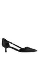 Prada Black Leather Pumps