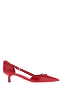 Prada Red Leather Pumps