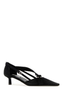 Prada Black Canvas Pumps