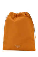 Prada Orange Fabric Pouch