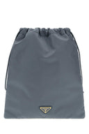 Prada Powder Blue Fabric Pouch