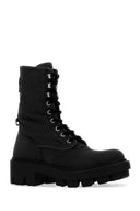 Prada Black Canvas Boots