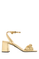 Prada Gold Leather Sandals