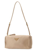 Prada Sand Satin Mini Shoulder Bag