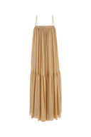 Chloe Skin Pink Silk Long Dress