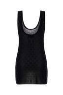 Gucci Black Viscose Mini Dress