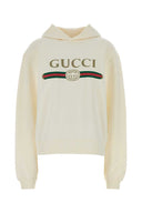 Gucci Cream Cotton Blend Sweatshirt