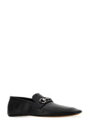 Gucci Black Leather Loafers