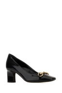 Gucci Black Leather Signora Pumps