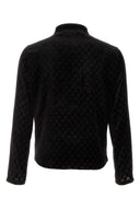 Gucci Black Stretch Velvet Shirt