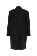 Gucci Black Polyester Blend Coat