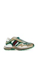 Gucci Multicolor Gg Fabric And Suede Sneakers