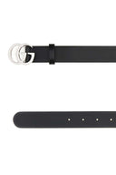Gucci Black Leather Marmont Belt