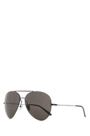 Gucci Black Metal Pilot Sunglasses