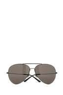 Gucci Black Metal Pilot Sunglasses