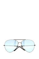 Gucci Black Metal Pilot Sunglasses