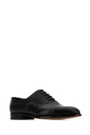 Edward Green Black Leather Chelsea Lace Up Shoes