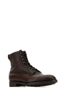 Edward Green Brown Leather Galway Ankle Boots