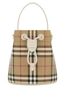 Borsa a secchiello in tela stampata Burberry