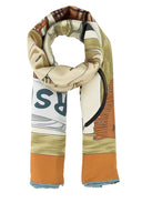 Foulard in seta stampata Burberry
