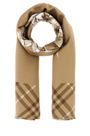 Foulard in seta stampata Burberry