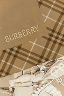Foulard in seta stampata Burberry