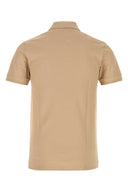 Polo Burberry in piquet beige