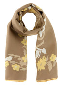 Foulard in seta beige Burberry