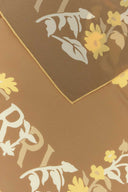 Foulard in seta beige Burberry